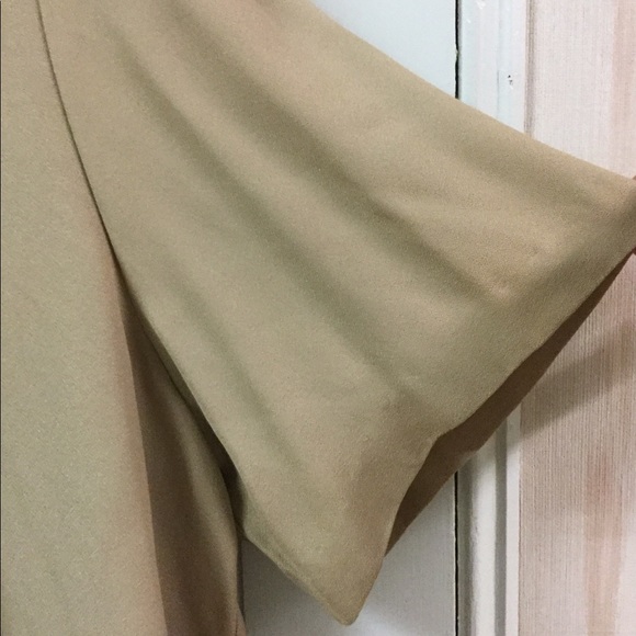 Vintage Ilyza light green top w/attached scarf - Picture 5 of 8